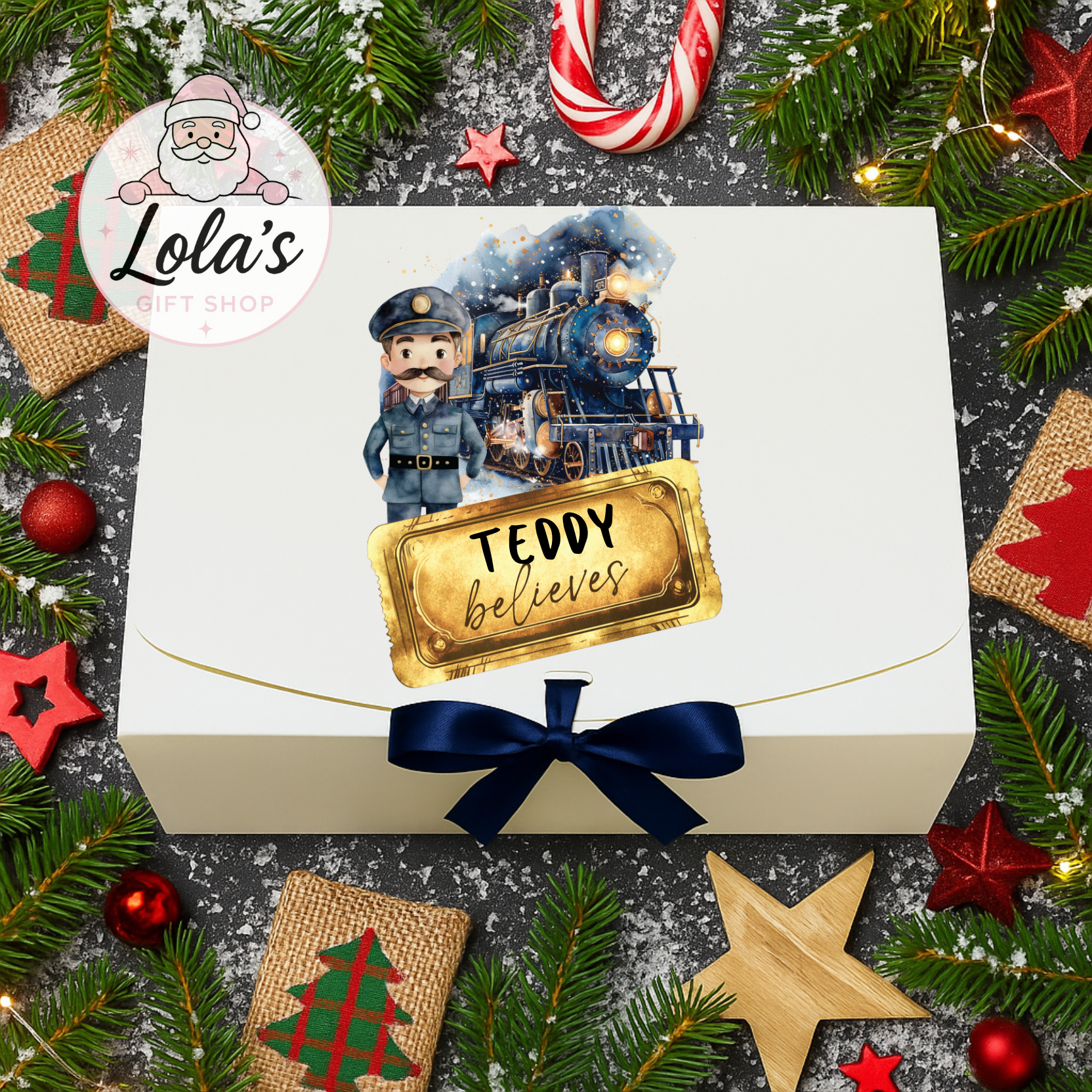 Personalised  football Christmas Eve box (Copy)