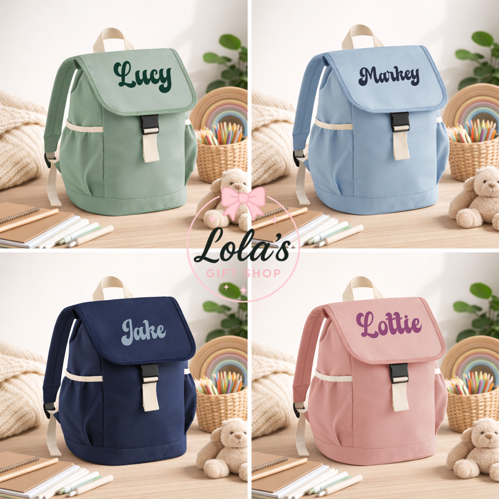 Personalised kids adventure backpacks