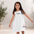 Cotton personalised strappy dresses