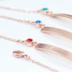 Personalised Rose Gold Birthstone Swarovski Crystal Bracelet