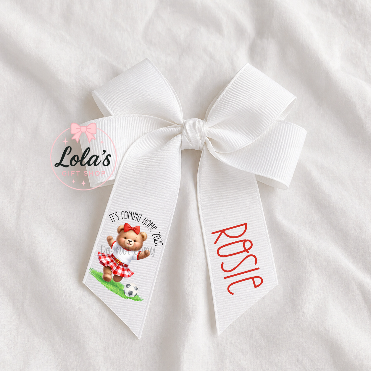 It’s coming home 4” hairbow