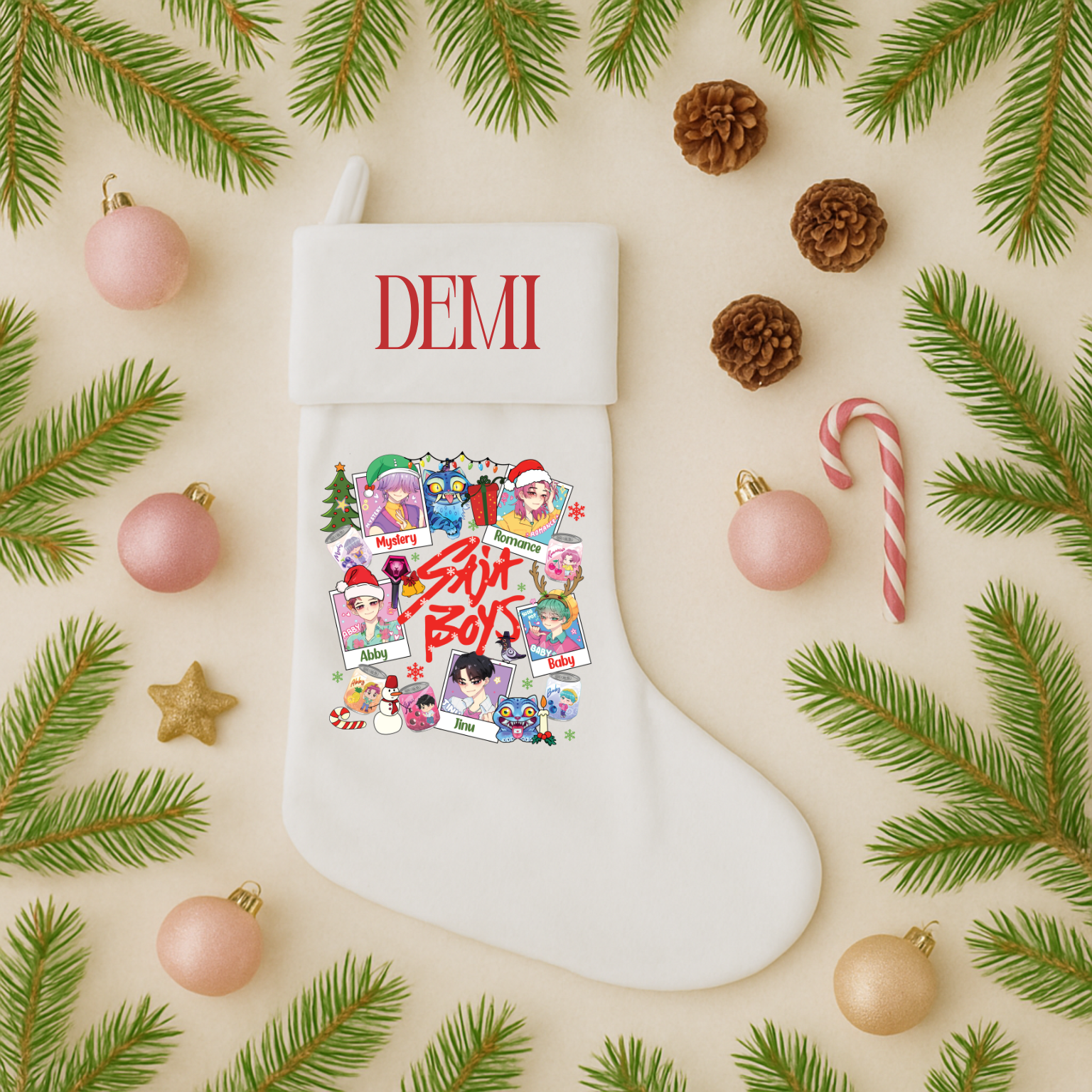SJ boys christmas Stocking
