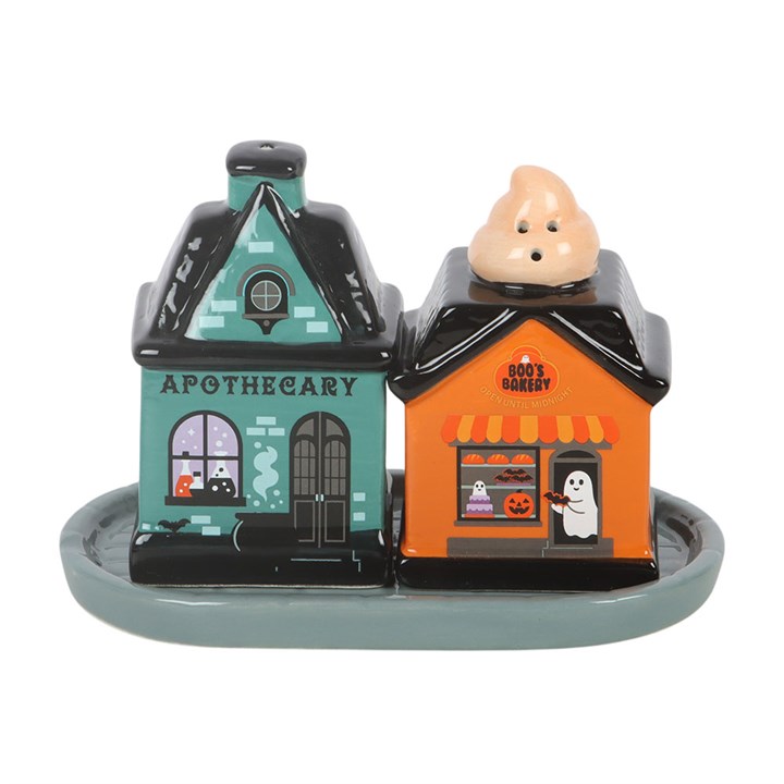 Spooky Street Salt and Pepper Shakers – Lola's gift shop <3
