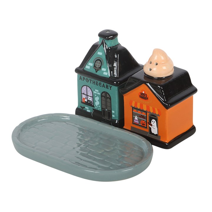 Spooky Street Salt and Pepper Shakers – Lola's gift shop <3