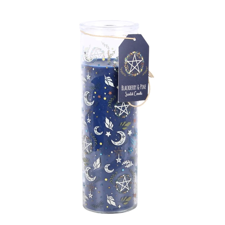 Solstice Spell Print Blackberry & Pine Tube Candle