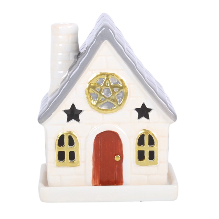 Stone Cottage Incense Cone Holder