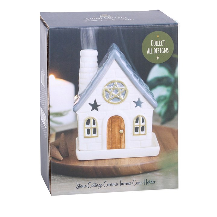 Stone Cottage Incense Cone Holder