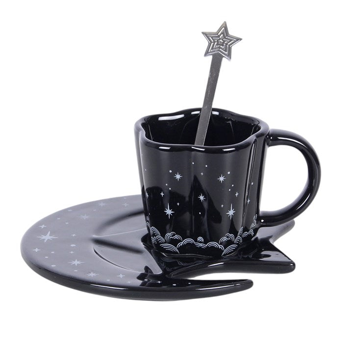 Spellbound Sky Espresso Cup, Saucer and Spoon Set