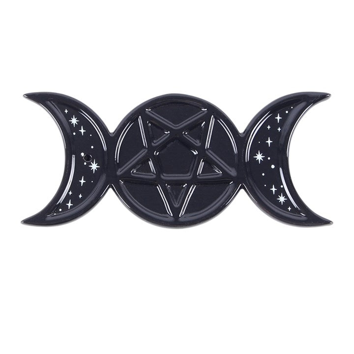 Spellbound Secrets Triple Moon Incense Stick Holder