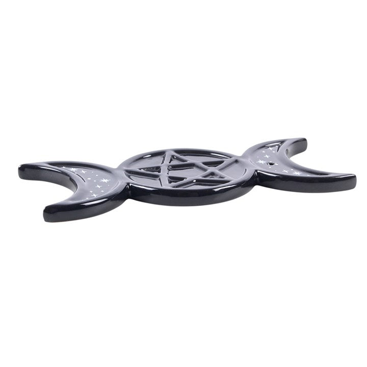 Spellbound Secrets Triple Moon Incense Stick Holder