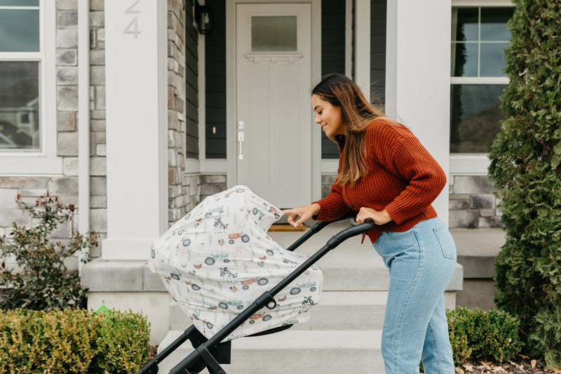 Copper Pearl Nursing & Car Seat Cover Jo