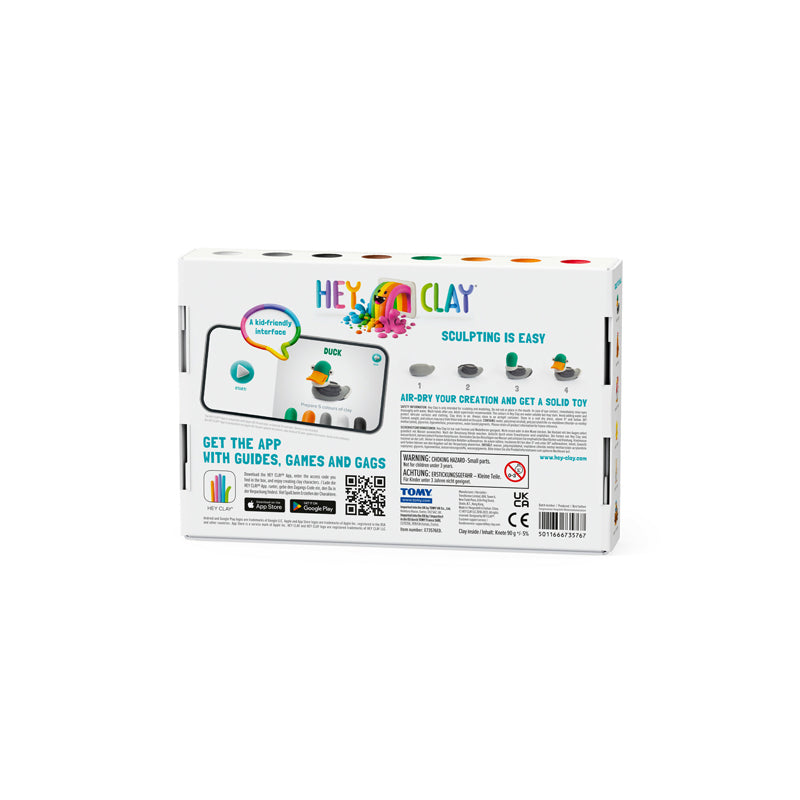 Hey Clay Farm Birds Medium Set