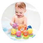 Tomy Toomies Bath Playset Octopals