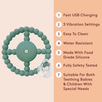 Vibrating Sensory Chew Toy - Autism Chew Toys & Baby Teething Toys