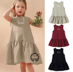 Personalised linen dress