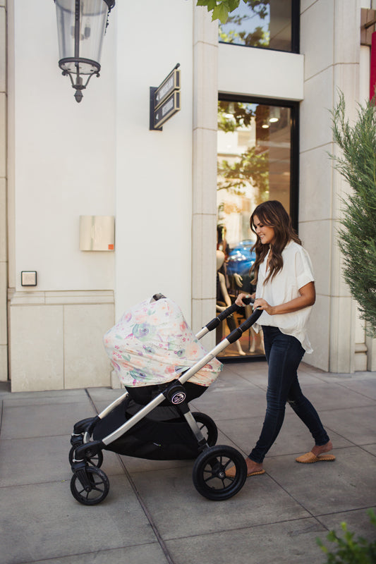 Copper Pearl Nursing & Car Seat Cover Bloom