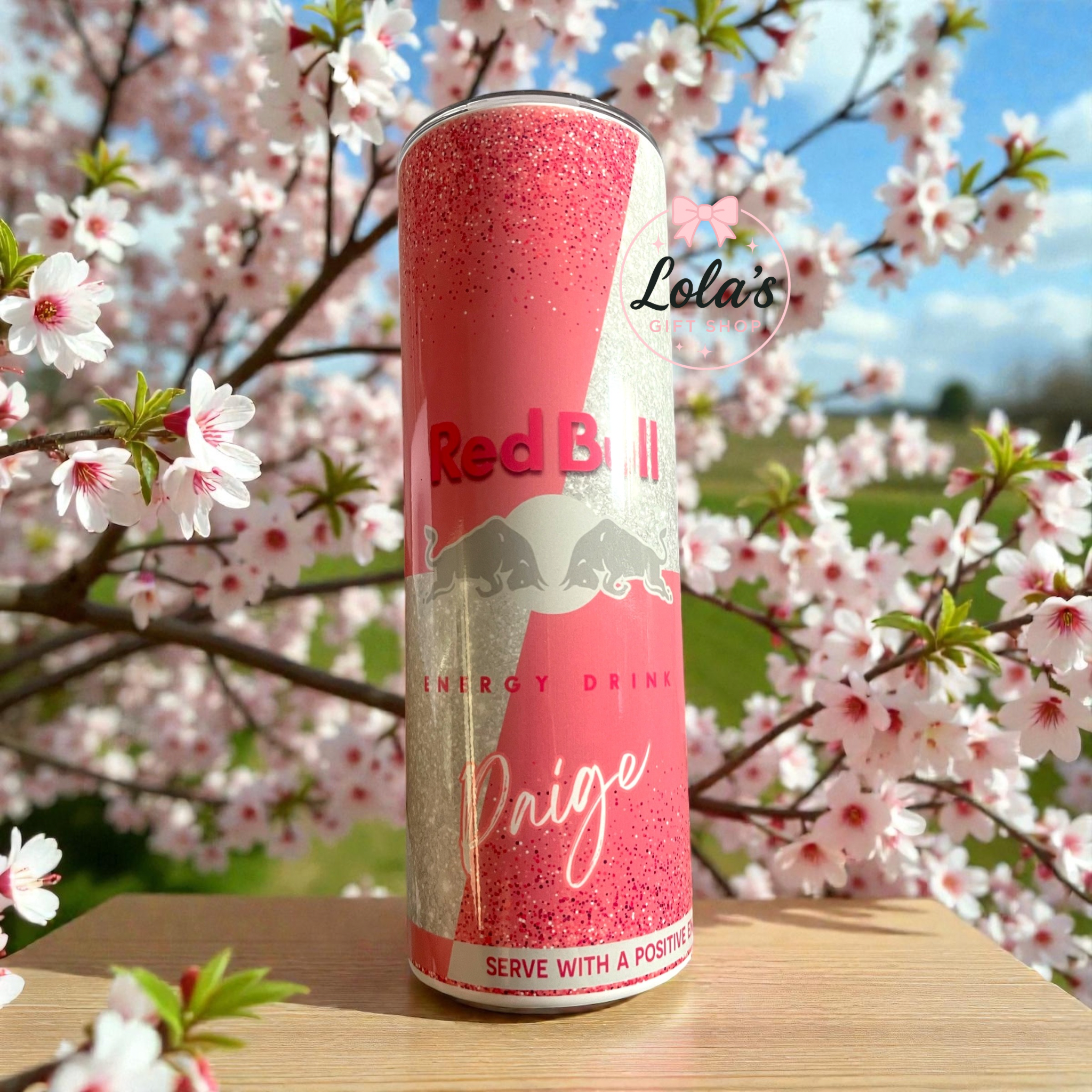 20oz bull energy drink tumbler