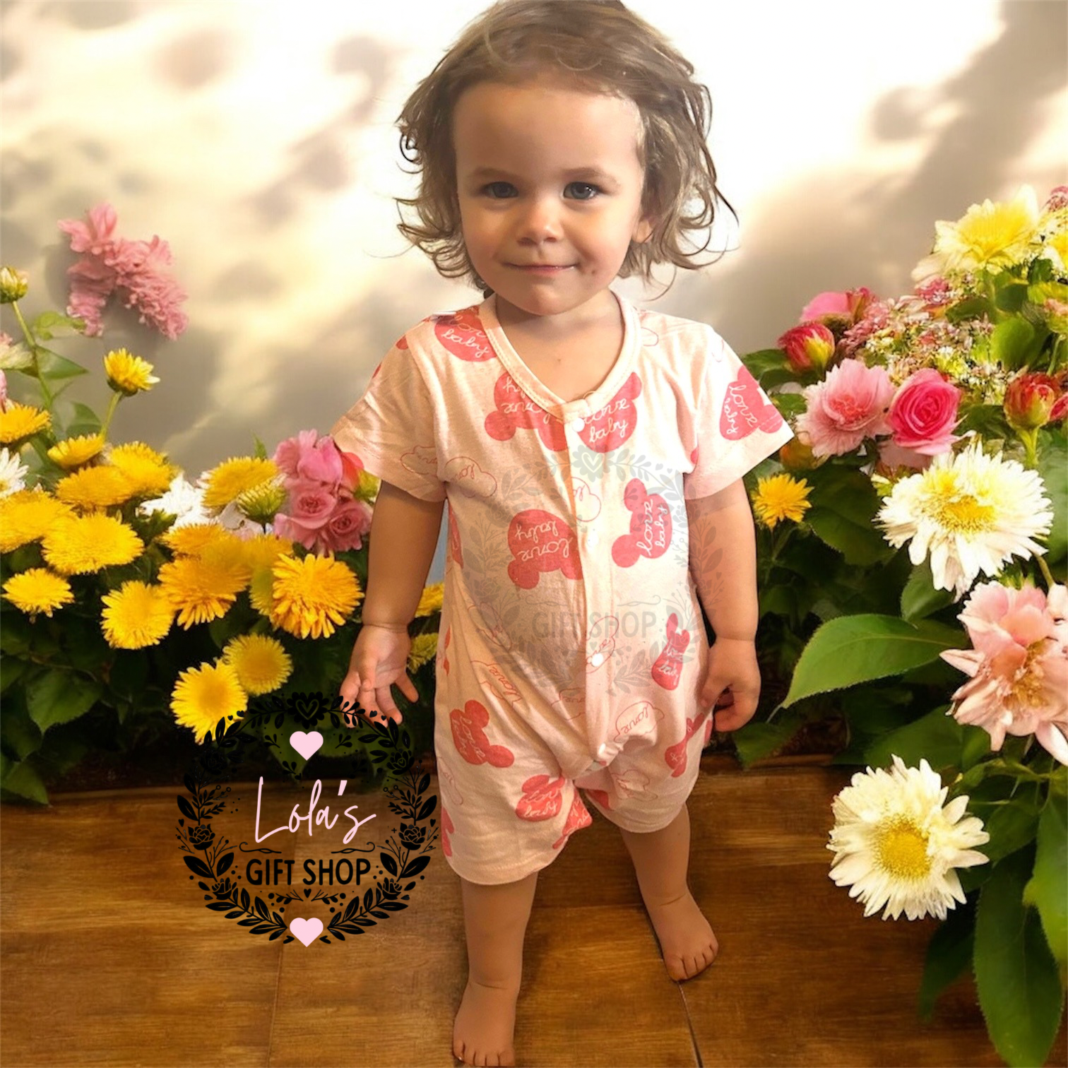 Cute baby mouse rompers