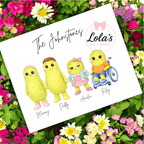 A4 pickle family prints