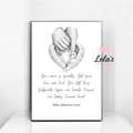 You can so quietly baby loss a4 print