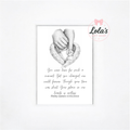 Here for such a moment baby loss a4 print