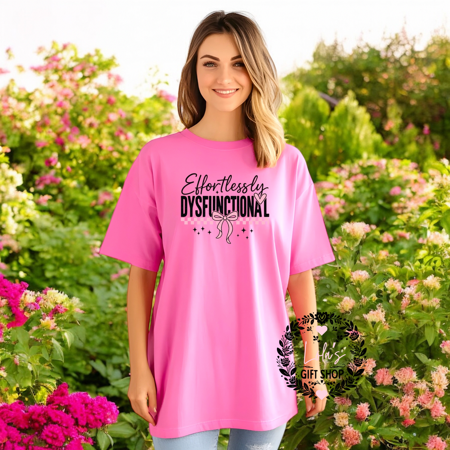 Effortlessly tshirt Azalea pink