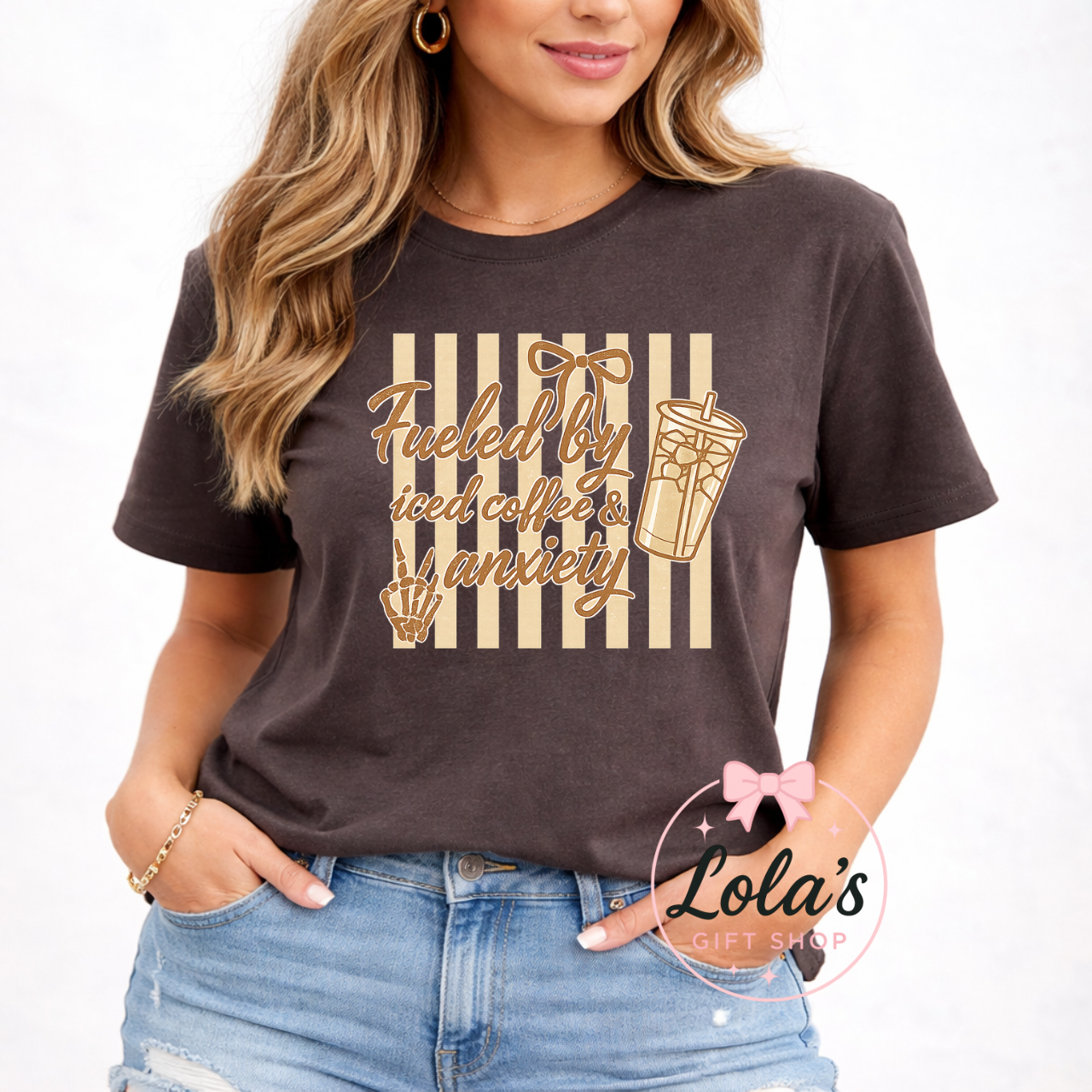 Fuelled by ice coffee & Tshirt