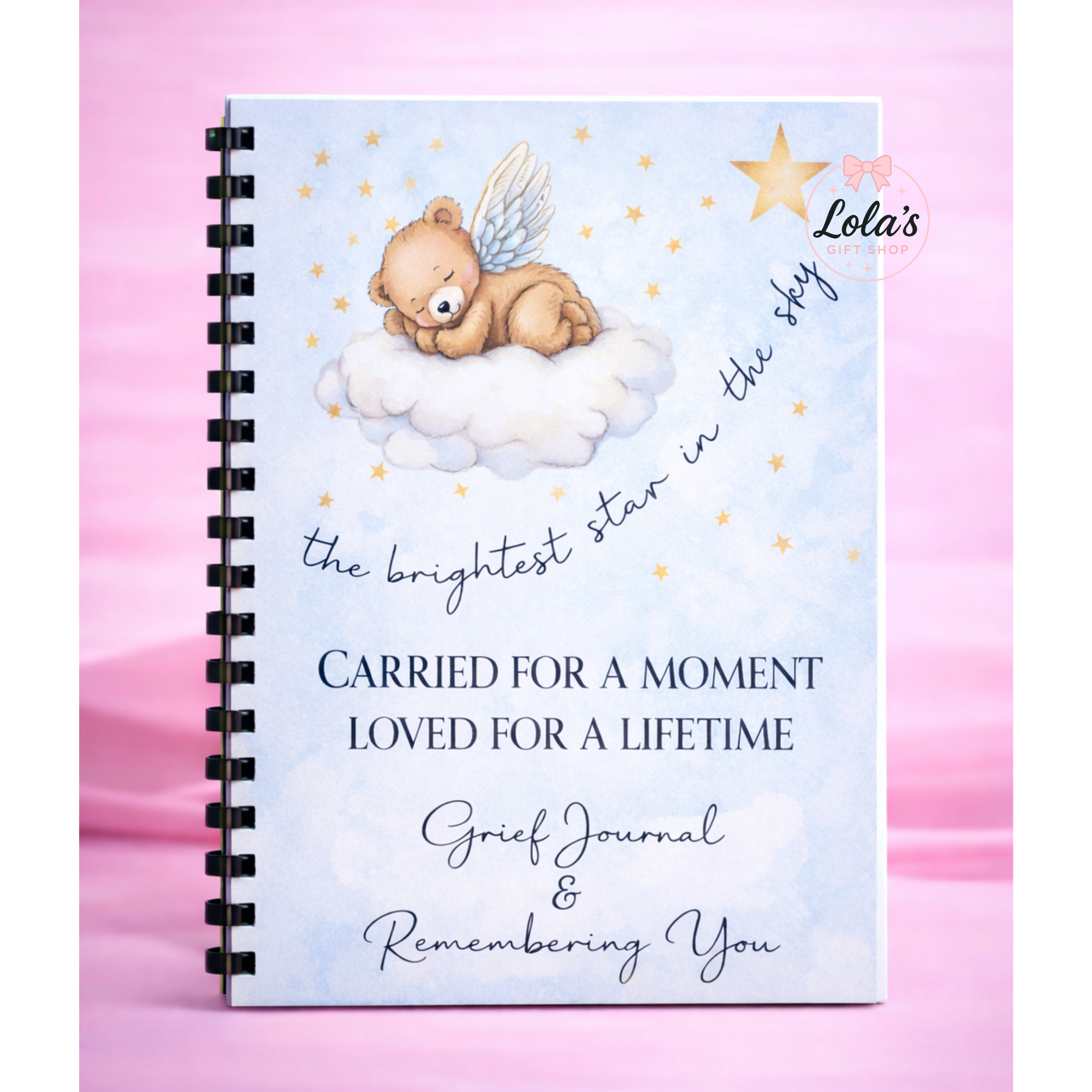 Carried for a Moment, Loved for a Lifetime Grief Journal & Remembering You