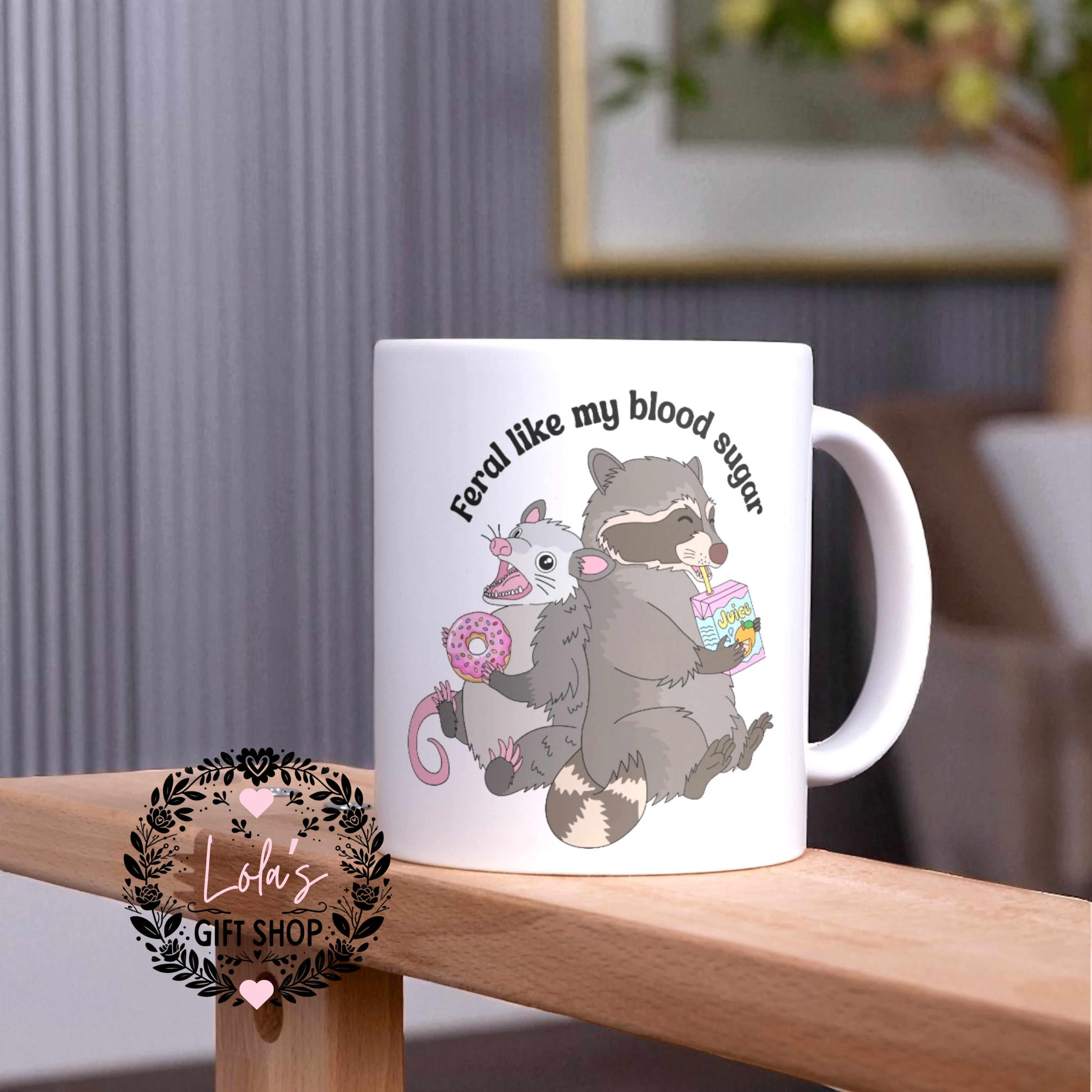 As feral as my blood sugar 11oz mug