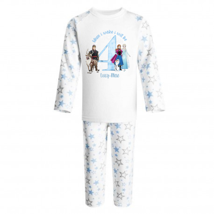 Birthday ice family personalised pyjamas