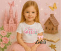 Two Sweet personalised tshirt