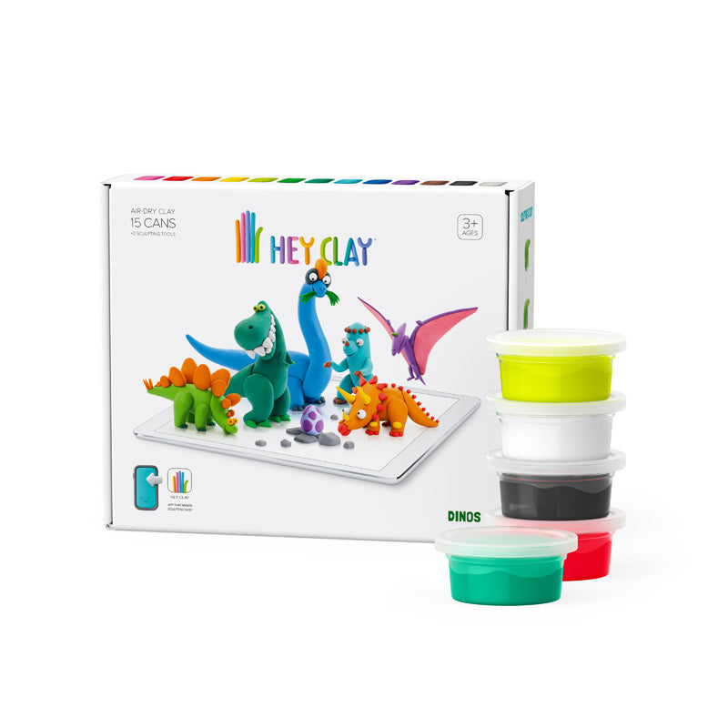 Hey Clay Dinos Large 15 Can Set