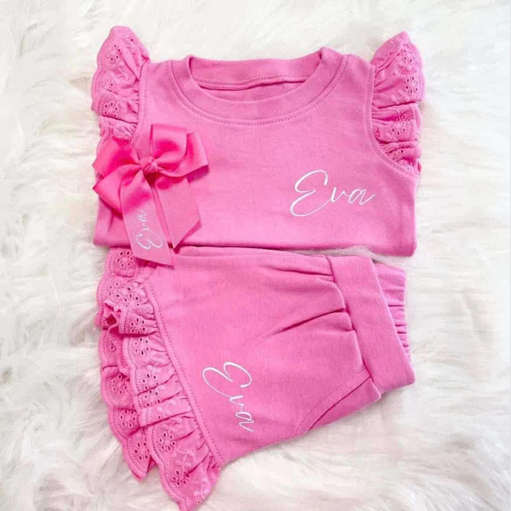Personalised Girls Anglaise Sets