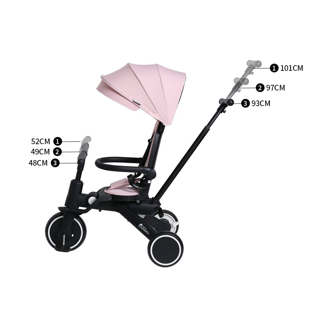 Foryourlittleone Xplor 6 in 1 Foldable Trike - Green (10m-4y)