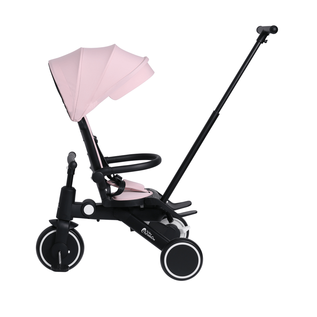 Foryourlittleone Xplor 6 in 1 Foldable Trike - Pastel Pink (10m-4y)