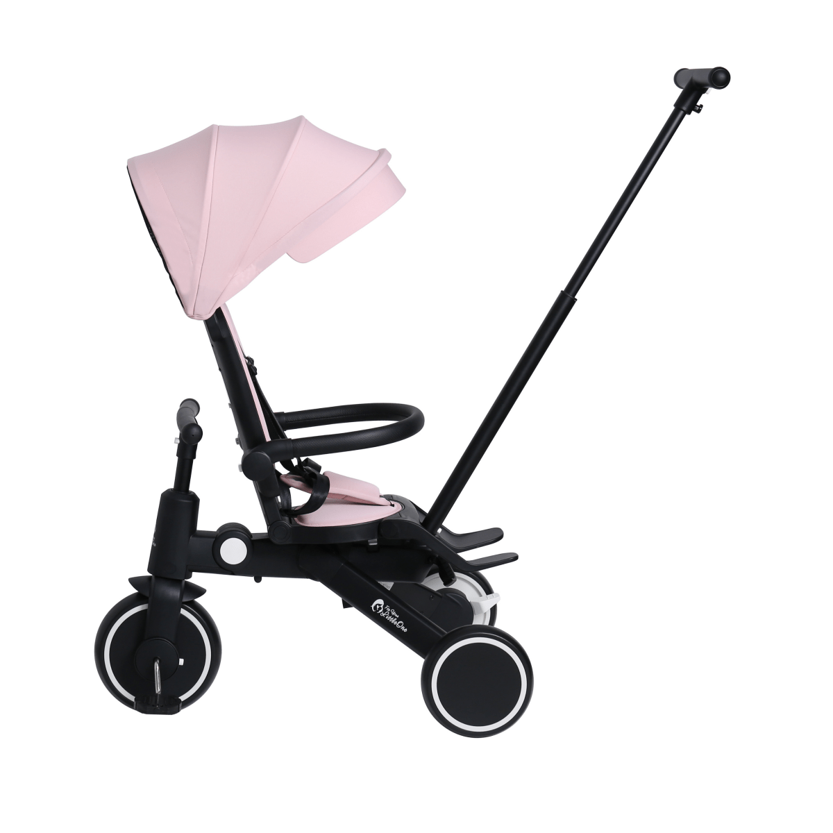 Foryourlittleone Xplor 6 in 1 Foldable Trike - Pastel Pink (10m-4y)