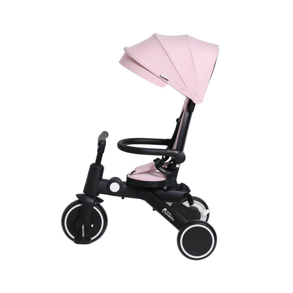 Foryourlittleone Xplor 6 in 1 Foldable Trike - Pastel Pink (10m-4y)