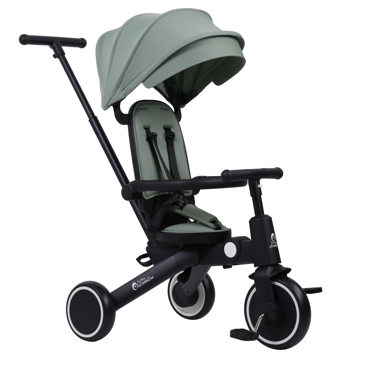 Foryourlittleone Xplor Ultimate 6 in 1 Foldable Trike - Green (10m-4y)