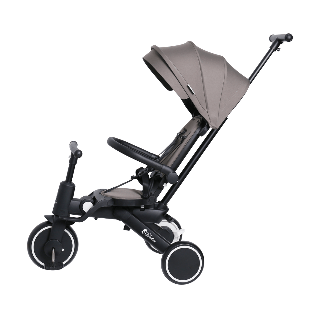 Foryourlittleone Xplor Plus 6 in 1 Foldable Trike - Grey Olive (10m-4y)