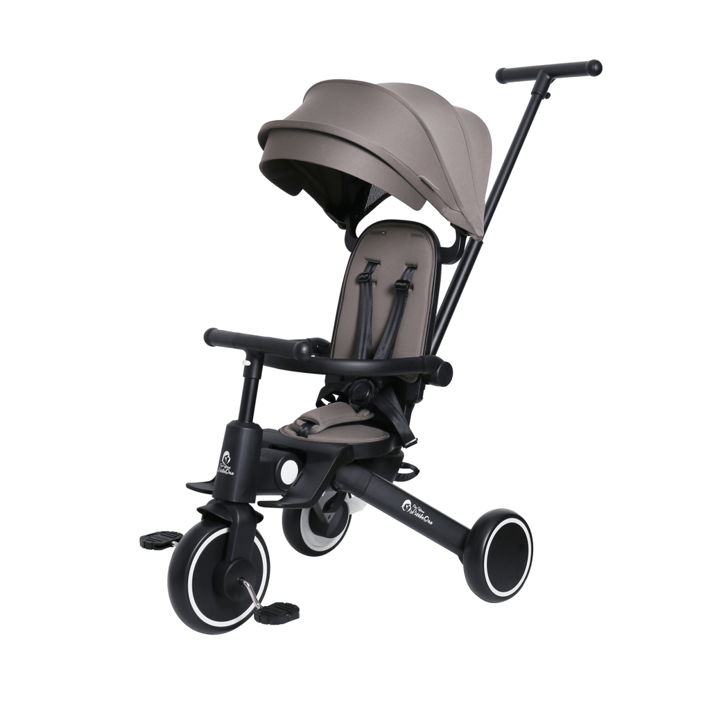Foryourlittleone Xplor Plus 6 in 1 Foldable Trike - Grey Olive (10m-4y)