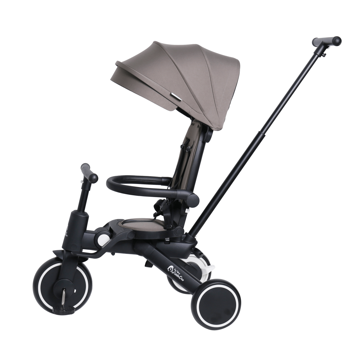 Foryourlittleone Xplor Plus 6 in 1 Foldable Trike - Grey Olive (10m-4y)
