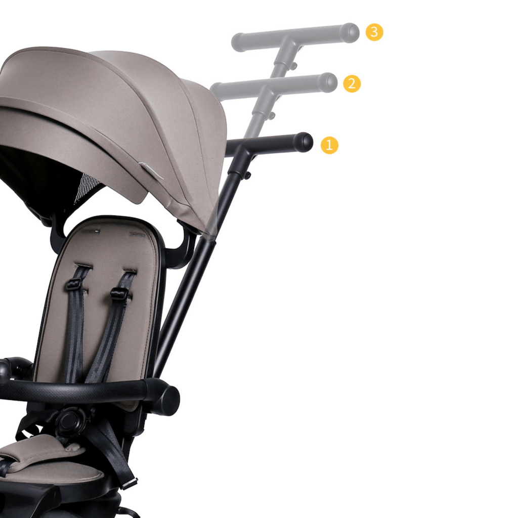 Foryourlittleone Xplor Plus 6 in 1 Foldable Trike - Grey Olive (10m-4y)