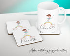 Personalised Fairy Rainbow Cushion Gift Printed Name Design - Pillow Gift For Girls Boys Nursery Bedroom Decor Gift CS246