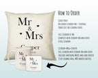 Personalised 2nd Anniversary Cotton Gift Cushion Two Years Custom Design Gift Valentines Present - Wedding Cushion Pillow Gift CS327