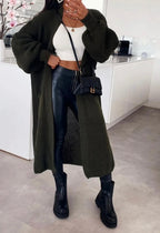 LONGLINE KNITTED CARDIGAN