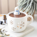 Snowman Hot Chocolate Oil Burner and Wax Warmer