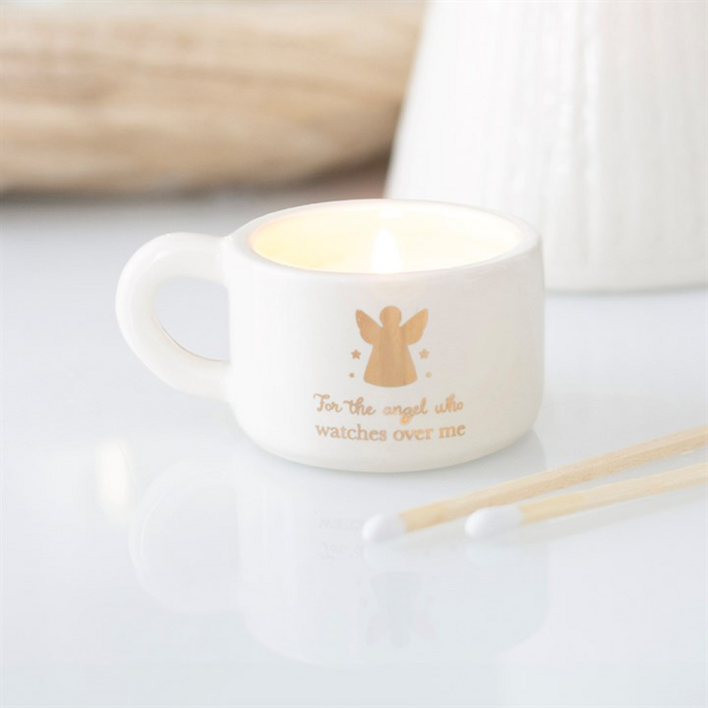 For the Angel Who Watches Over Me Tealight Holder