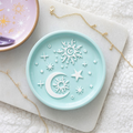 Blue Moon and Sun Trinket Dish
