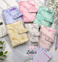Personalised A6 Marble Budget Binder Set