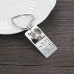 Photo Calendar Keychain - Personalised Anniversary Gift | Custom Photo Keyring